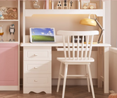 Nukhome Bubblegum Loft Table and Storage Options